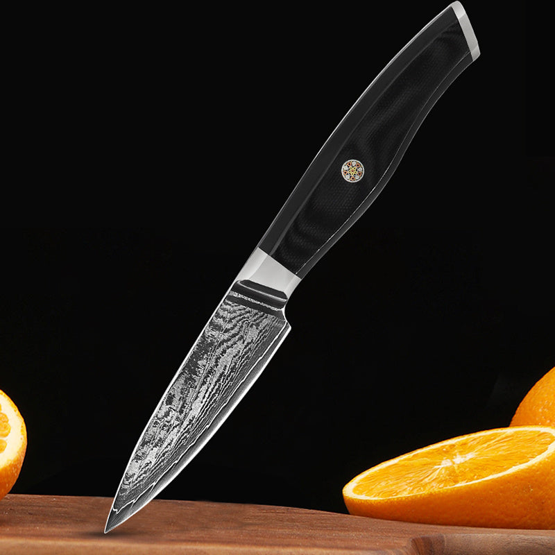 YAIZU | Japanese Damascus Steel Kitchen Knife Household Kitchen Stainless Steel Fruit Knife