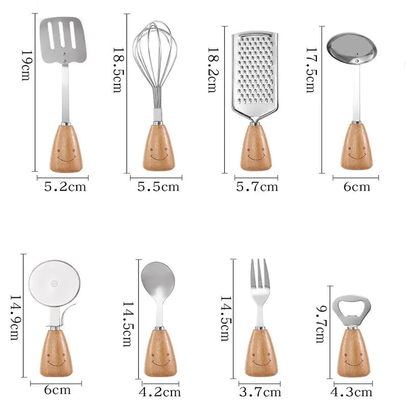 Smiley Küchenutensilien zum Kochen