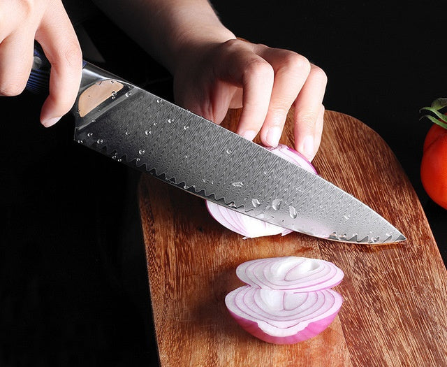 HAKUI | Damascus knife Japanese VG10 Chef's knife