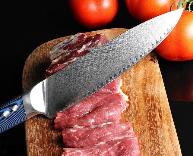 HAKUI | Damascus knife Japanese VG10 Chef's knife