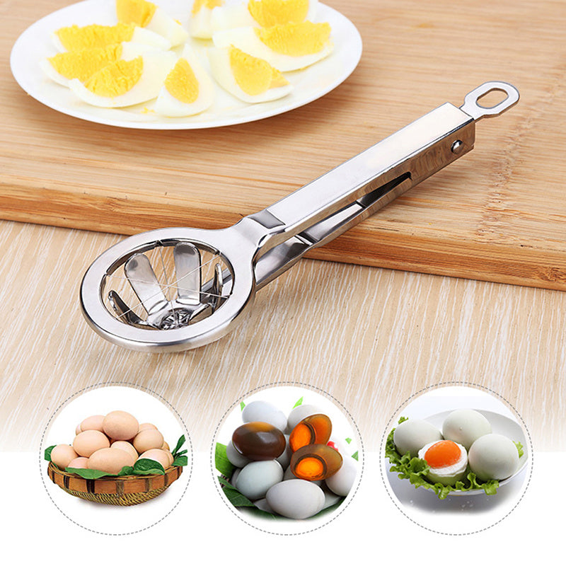 Stainless Steel Egg Cutter Hexagonal Cutting