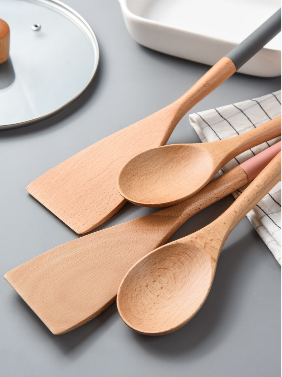 Household beech spatula wood spatula