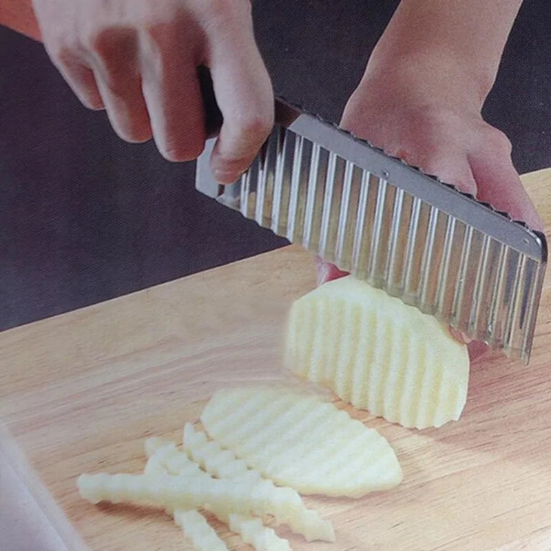 Potato Wavy Edged Cutter Knife