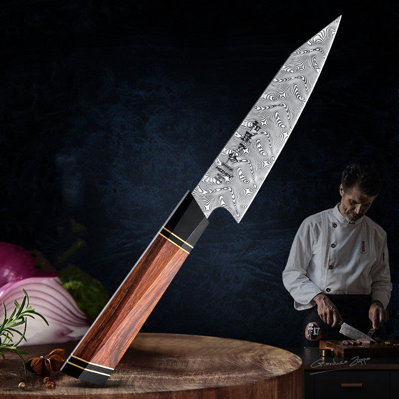 IMIZU | Damascus Premium Line Steel Kitchen Knife 12,7 cm Universal