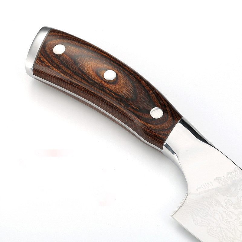 OYABE | Damaskus Pattern Kitchen Knife, Stainless Steel