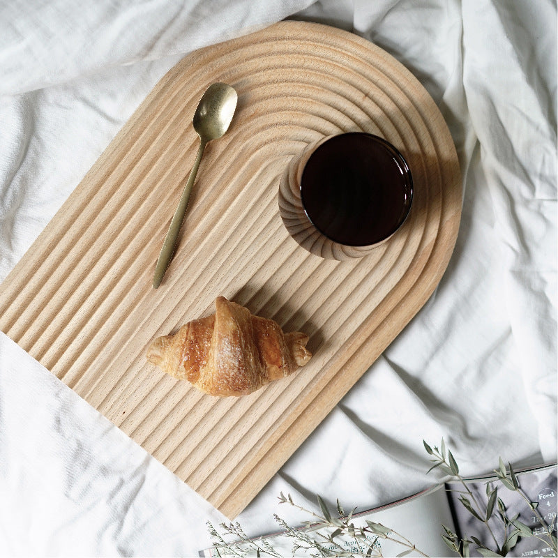 Japanese Wooden Afternoon Tea Cooking Tray