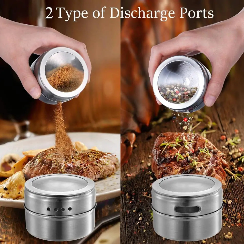 Magnetic Spice Jars