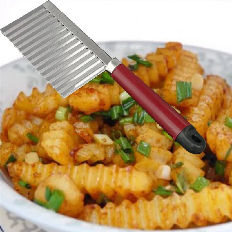 Potato Wavy Edged Cutter Knife